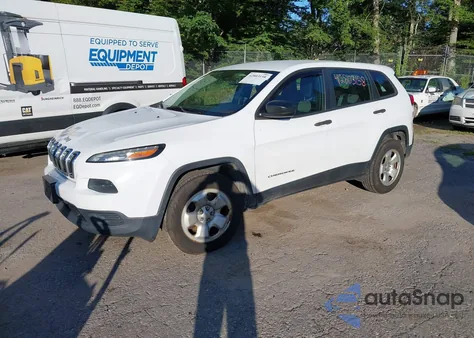 2016 Jeep Cherokee Sport z USA, uszkodzony, nr VIN 1C4PJMAB9GW143085